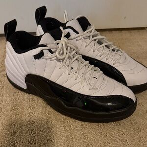 Jordan White and Black Sneakers